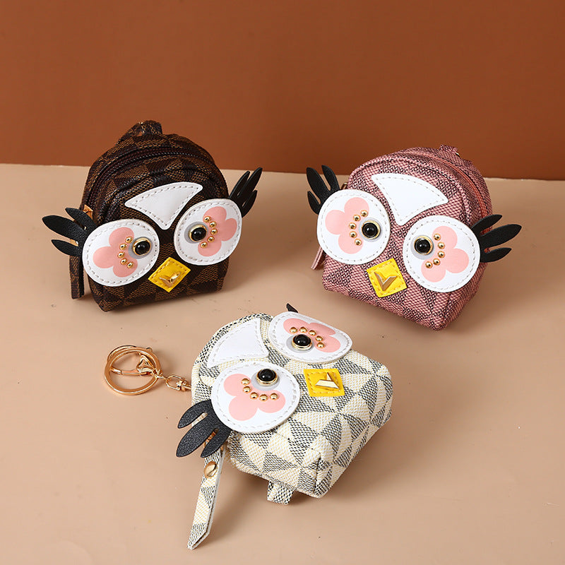 LV Mini Owl Backpack Charm, so cute!🤎 #luxuryalternatives #louisvuitton  #lvcharm #bagcharm 