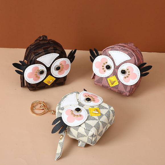 Miniature Owl Perfume Holder Bag Charm