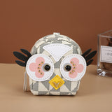 Bag charm owl perfume holder miniature backpack